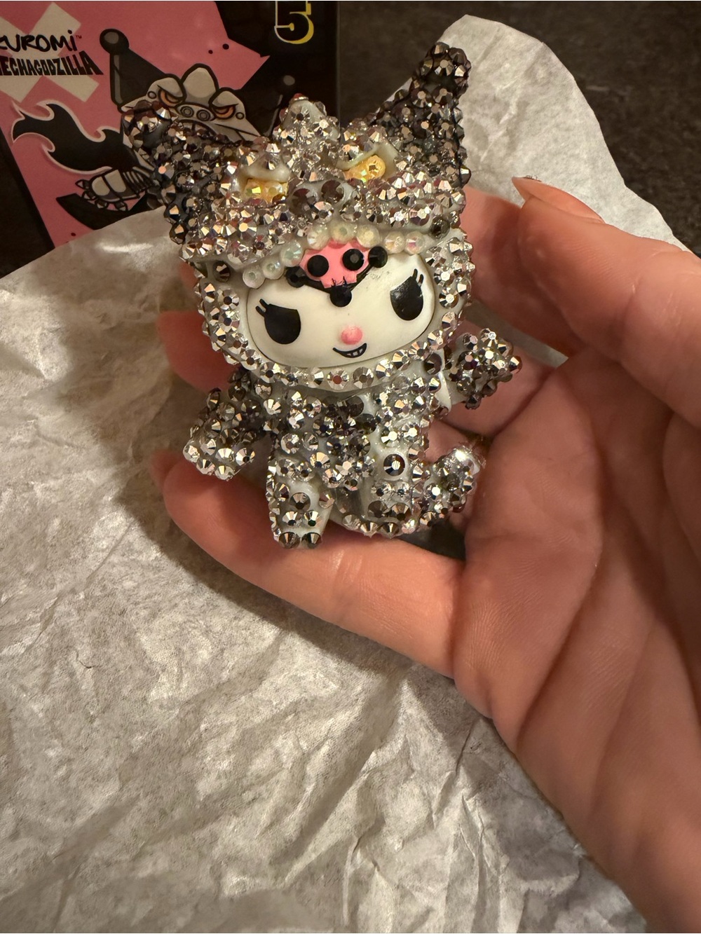 McDonald’s Kuromi X MechaGodZilla bedazzle